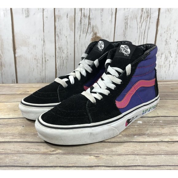 Vans Shoes - Vans Sk8-Hi Disruptive Shoes Womens Size 6 Athletic Canvas Skateboarding Lace Up